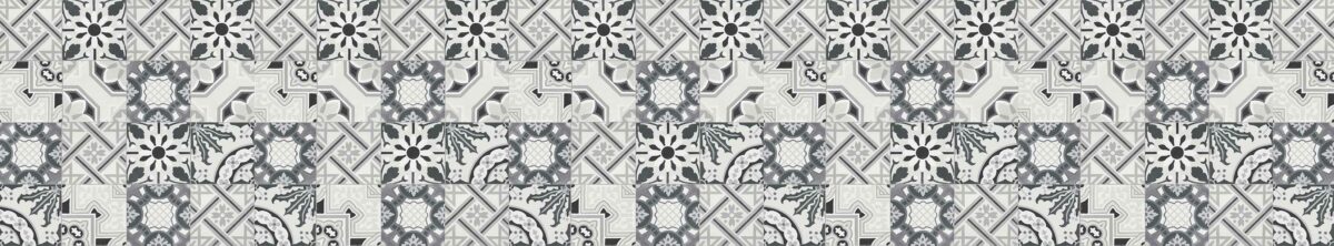 523 Dekor Floral grau